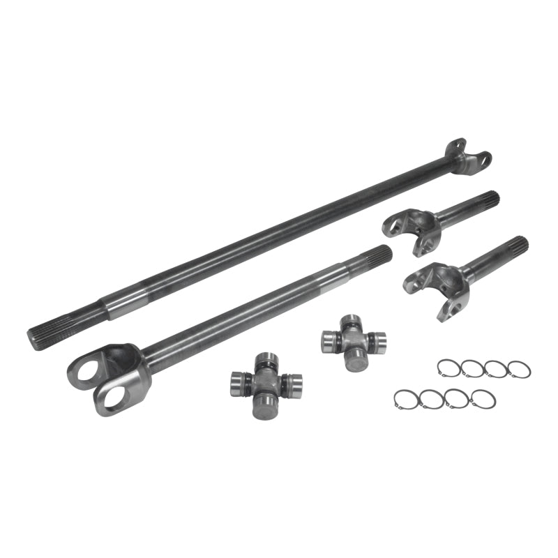 Yukon Gear Front 4340 Chrome-Moly Replacement Axle Kit For 79-87 GM 8.5in 1/2 Ton Truck and Blazer Axles Yukon Gear & Axle