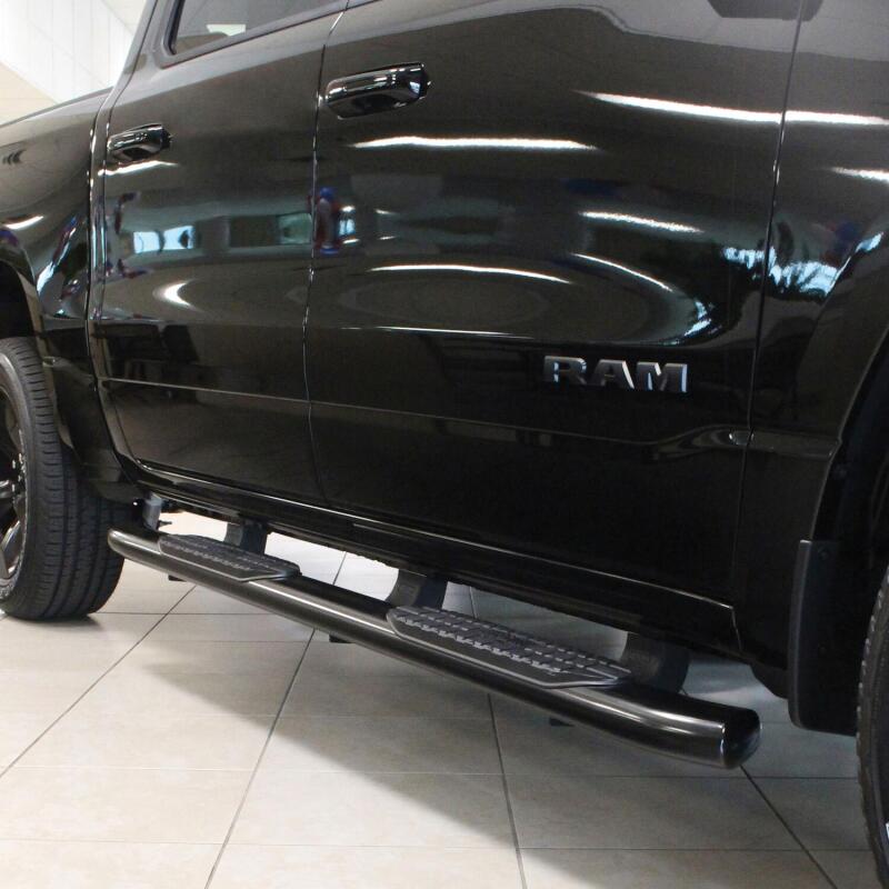 Westin 2019 Ram 1500 Crew Cab (Excl. 2019 Ram 1500 Classic) PRO TRAXX 5 Oval Nerf Step Bars - Black Nerf Bars Westin