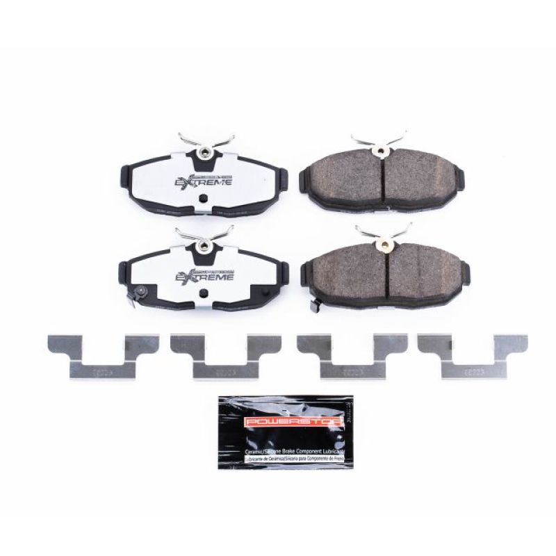 Power Stop 2012 Ford Mustang Rear Z26 Extreme Street Brake Pads w/Hardware Brake Pads - Performance PowerStop