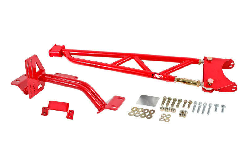 BMR 93-02 F-Body w/o DSL Torque Arm Tunnel Mount (For Long Tube Headers) - Red Suspension Arms & Components BMR Suspension
