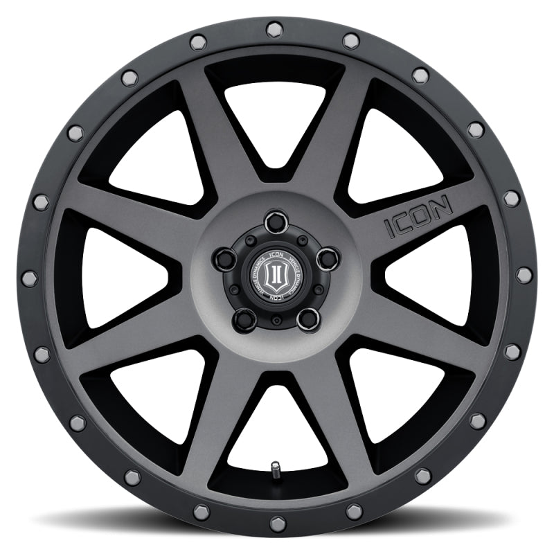 ICON Rebound 20x9 / 6x5.5 / 16mm / 5.625in BS Titanium Wheel Wheels - Cast ICON