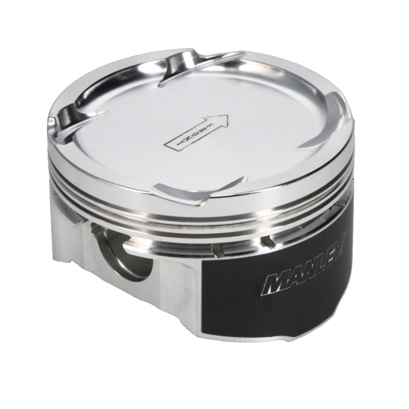 Manley 03-06 Evo 8/9 4G63T 86.5mm +1.5mm Over Bore 100mm Stroker 8.5:1 Dish Pistons w/ Rings Piston Sets - Forged - 4cyl Manley Performance