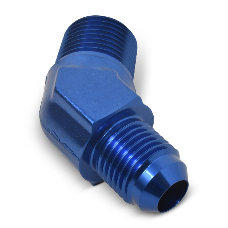 Russell Performance -6 AN to 3/8in NPT 45 Degree Flare to Pipe Adapter Fittings Russell