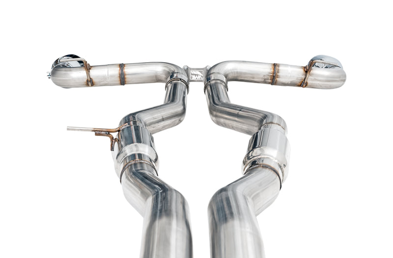 AWE Tuning 2020 Toyota Supra A90 Track Edition Exhaust - 5in Chrome Silver Tips Catback AWE Tuning