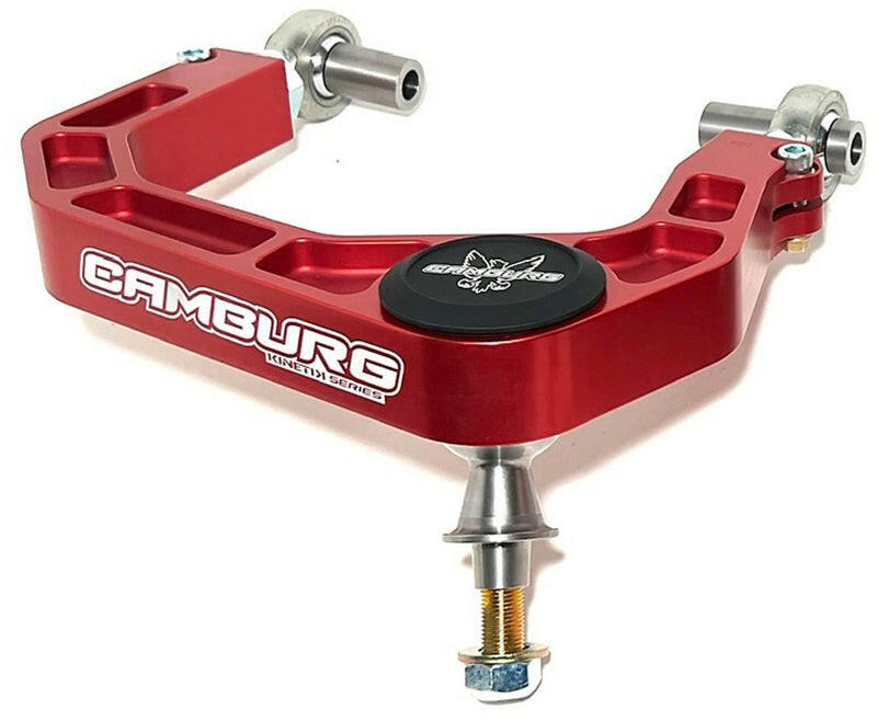 Camburg Ford Bronco 21-23 KINETIK V2 Performance Billet Uniball Upper Arms (Red) Suspension Arms & Components Camburg