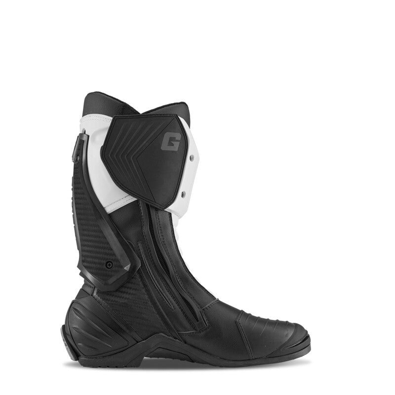 Gaerne GP1 LS Boot Black/White Size - 10.5 Motorcycle Boots Gaerne