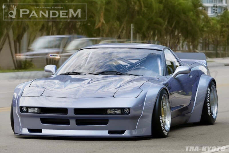 GReddy Pandem 97-04 Chevrolet Corvette C5 Fastback Coupe Rocket Bunny Full Widebody Aero Kit w/ Wing Body Kits GReddy