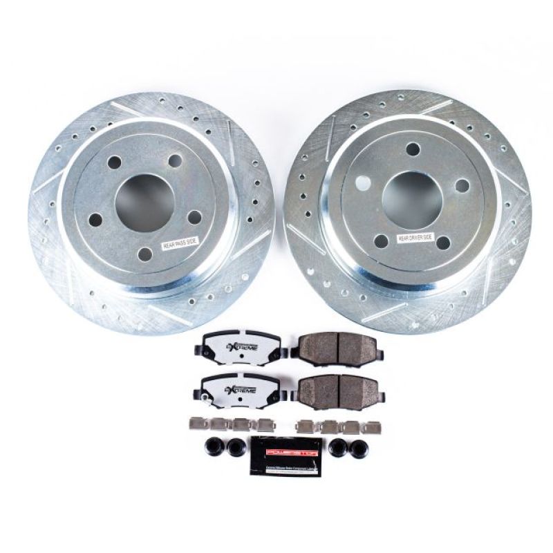 Power Stop 07-17 Jeep Wrangler Rear Z36 Truck & Tow Brake Kit Brake Kits - Performance D&S PowerStop