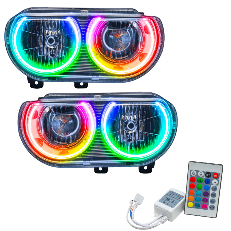 Oracle 08-14 Dodge Challenger SMD HL (Non-HID) - ColorSHIFT w/ Simple Controller Headlights ORACLE Lighting