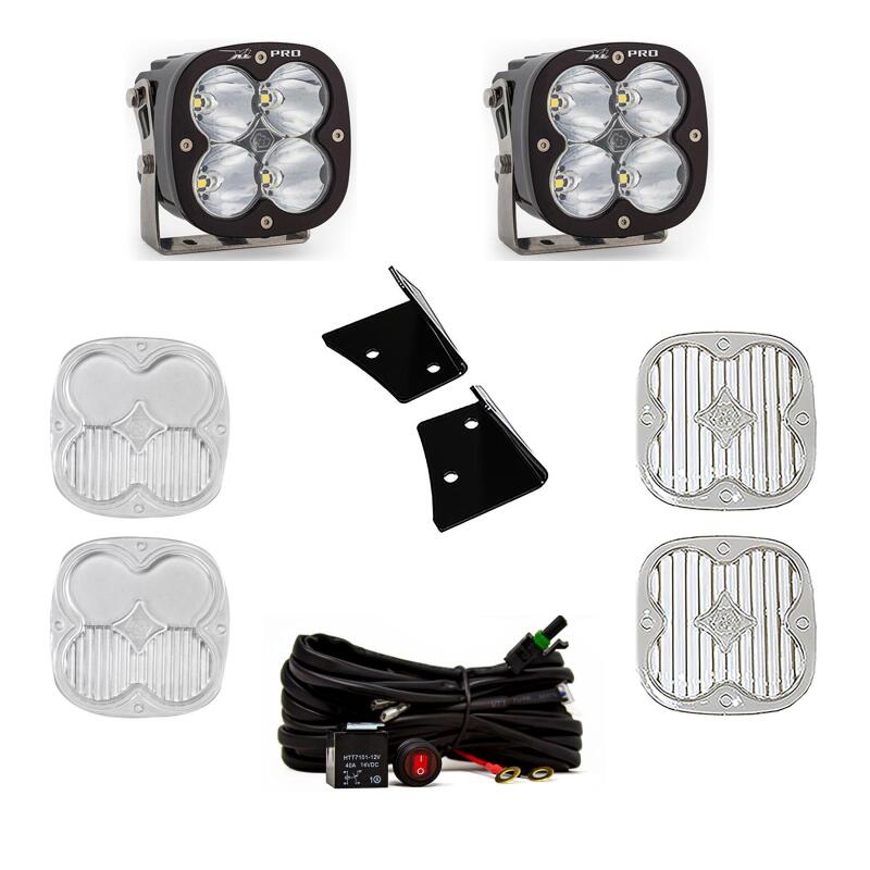 Baja Designs 07-17 Jeep Wrangler JK XL Pro Spot A-Pillar Kit Light Mounts Baja Designs