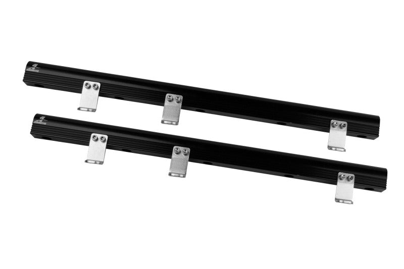 Aeromotive Fuel Rails - Chrysler 8.4L V10 Gen 4 - Black Anodized Fuel Rails Aeromotive