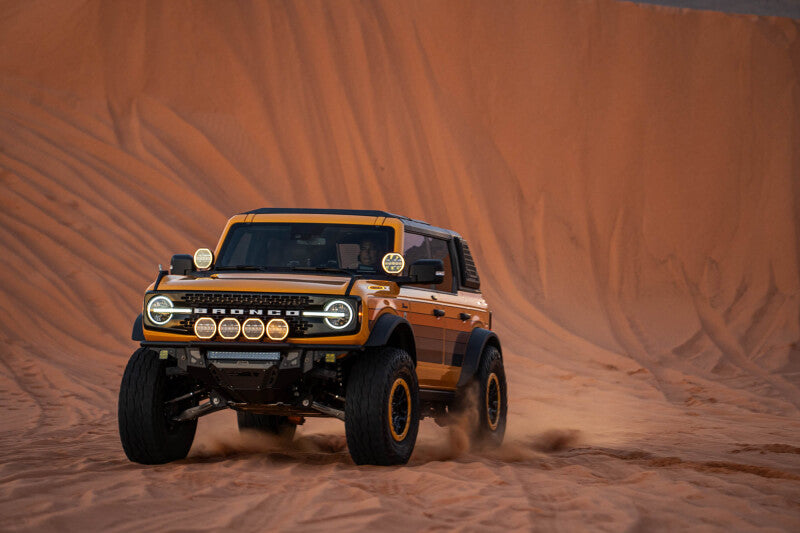 DV8 Offroad 21-25 Ford Bronco Tube Serries Front Bumper - Black Powdercoat Bumpers - Steel DV8 Offroad