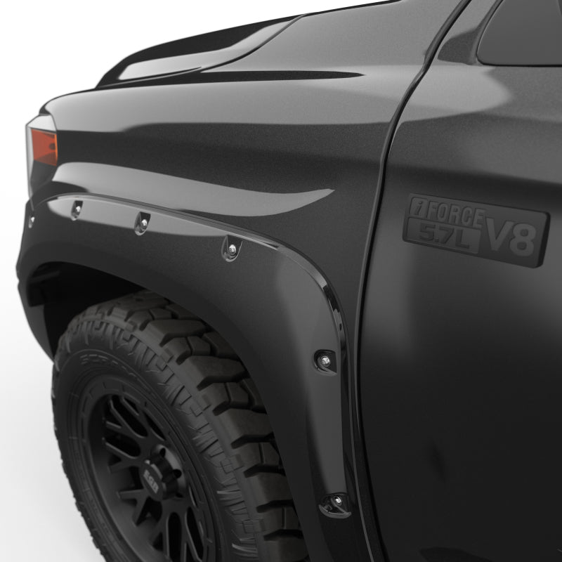 EGR 14+ Toyota Tundra Bolt-On Look Color Match Fender Flares - Set - Black Fender Flares EGR