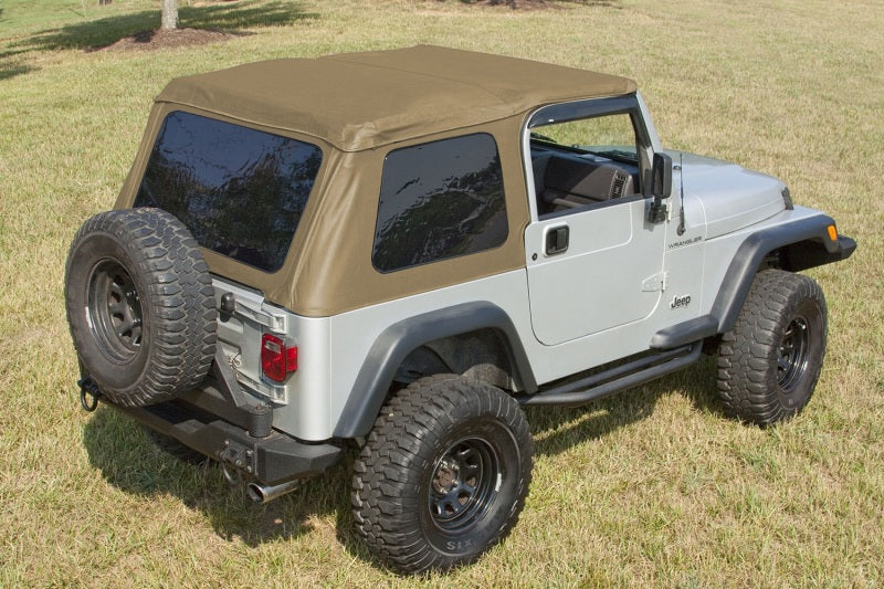 Rugged Ridge Bowless XHD Soft Top Spice 97-06 Jeep Wrangler TJ Soft Tops Rugged Ridge