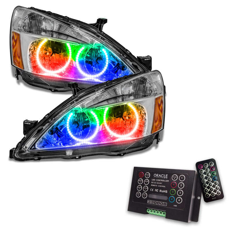 Oracle 03-07 Honda Accord Coupe/Sedan SMD HL - ColorSHIFT w/ 2.0 Controller Headlights ORACLE Lighting
