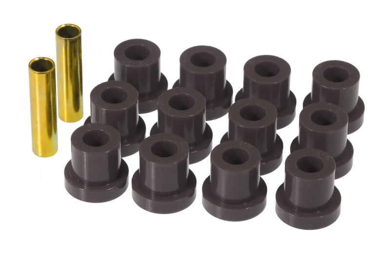 Prothane 55 Chevy Full Rear Spring Bushings - Black Bushing Kits Prothane