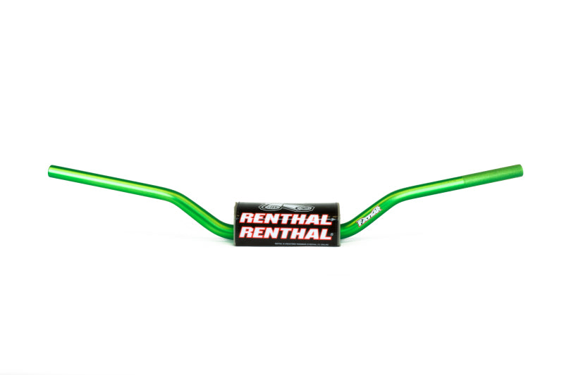 Renthal 04-20 Honda/Kawasaki RC Fatbar - Green Handlebars Renthal