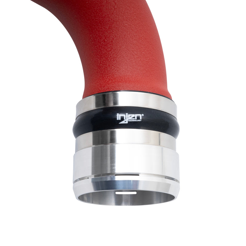 Injen 15-20 Ford F150 2.7L V6 (tt) Aluminum Intercooler Piping Kit - Wrinkle Red Intercooler Pipe Kits Injen