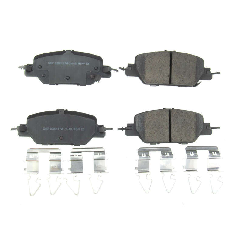 Power Stop 17-19 Honda CR-V Rear Z17 Evolution Ceramic Brake Pads w/Hardware Brake Pads - OE PowerStop