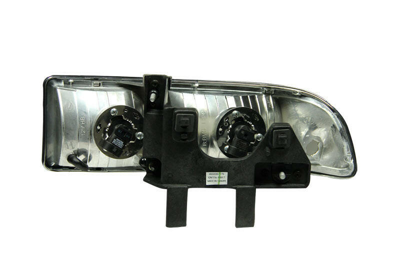 ANZO 1998-2005 Chevrolet S-10 Crystal Headlights Chrome Headlights ANZO
