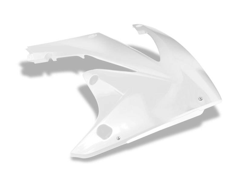 Cycra 09-13 Honda CRF250R-450R Powerflow Radiator Shrouds - White Plastics Cycra