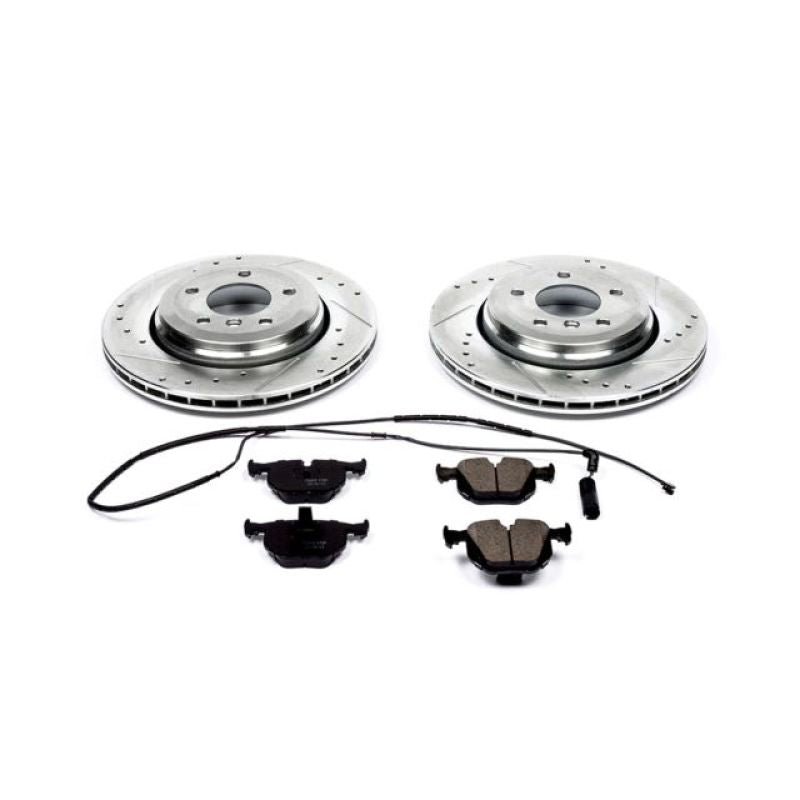 Power Stop 01-06 BMW 330Ci Rear Z23 Evolution Sport Brake Kit Brake Kits - Performance D&S PowerStop