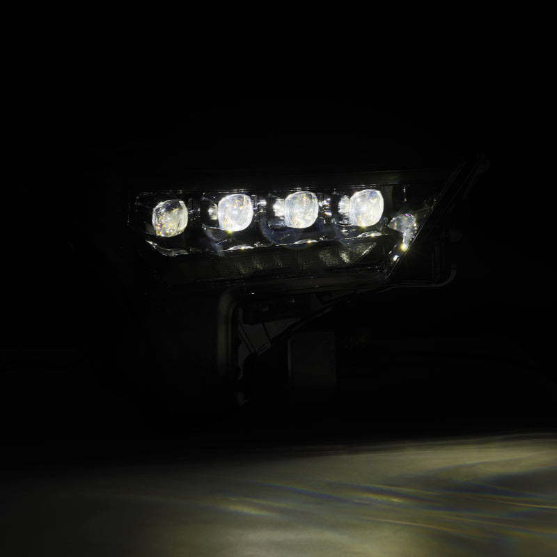 AlphaRex 22-23 Toyota Tundra NOVA-Series Headlights Alpha-Blk w/White DRL - Req 810029 OR 810030 Headlights AlphaRex