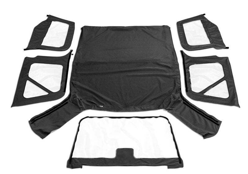 Rampage 1997-2006 Jeep Wrangler(TJ) OEM Replacement Top - Black Diamond Soft Tops Rampage