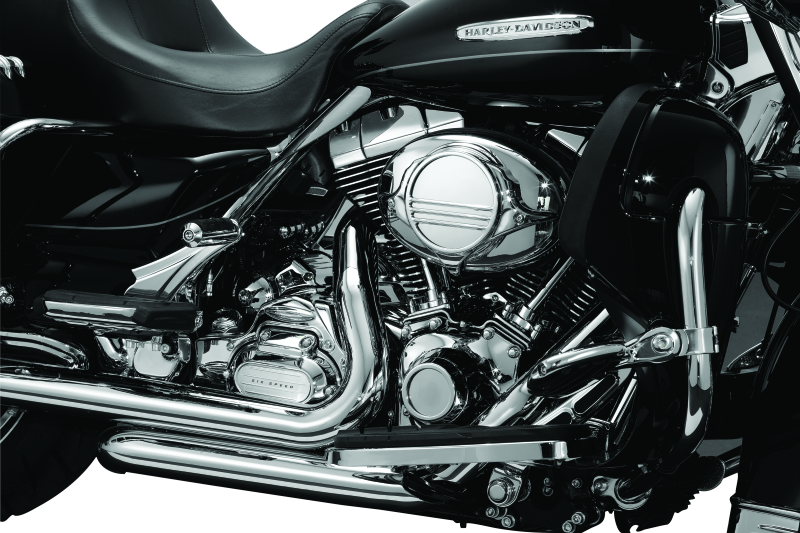 Kuryakyn Transmission Shroud 07-08 Touring with True Dual Exhaust Exterior Trim Kuryakyn