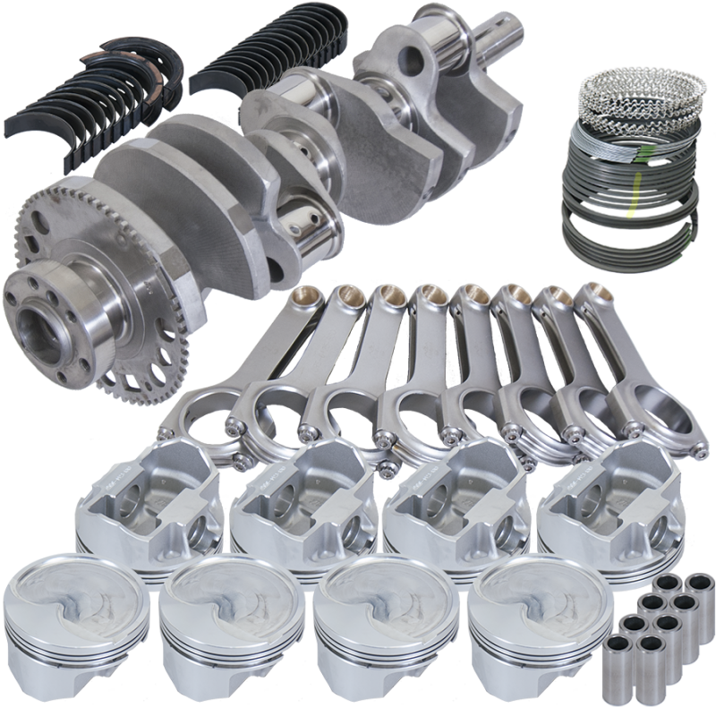 Eagle Chevy LS2 4.000in Crank 58 Tth Reluctor 6.125in H-Beam -15cc 4.005in Pistons Rotating Assembly Rotating Assemblies Eagle