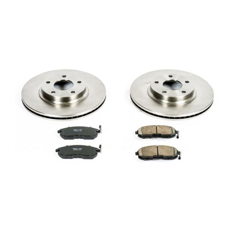 Power Stop 02-04 Infiniti I35 Front Autospecialty Brake Kit Brake Kits - OE PowerStop