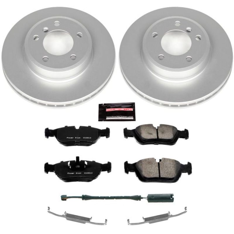 Power Stop 01-02 BMW Z3 Front Z23 Evolution Sport Coated Brake Kit Brake Kits - Performance D&S PowerStop