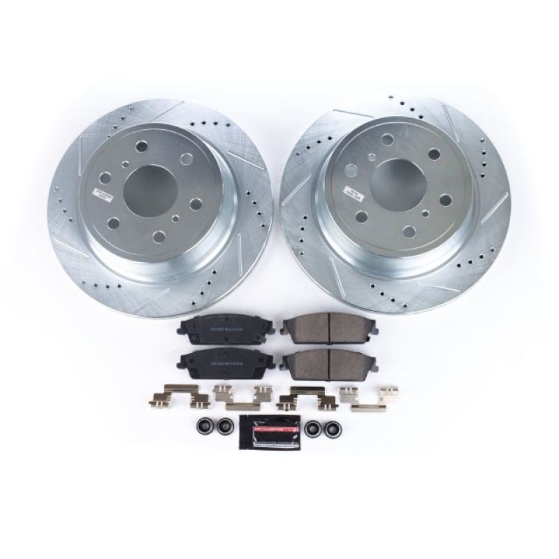 Power Stop 07-14 Cadillac Escalade Rear Z23 Evolution Sport Brake Kit Brake Kits - Performance D&S PowerStop