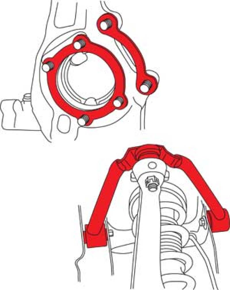 SPC Performance 03-08 Nissan 350Z/03-07 Infiniti G35 Front Adjustable Control Arms Control Arms SPC Performance