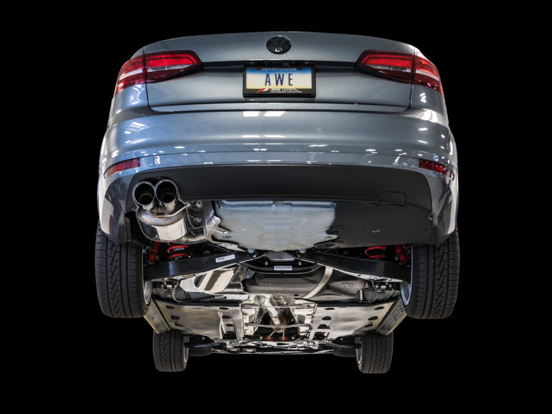 AWE Tuning 09-14 Volkswagen Jetta Mk6 1.4T Touring Edition Exhaust - Chrome Silver Tips Catback AWE Tuning