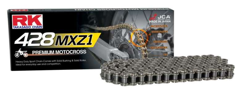 RK Chain 428MXZ1-120L - Natural Chains RK Chain