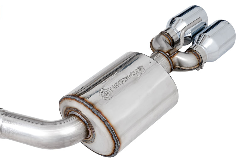 AWE Tuning 2017+ Challenger 5.7L Touring Edition Exhaust - Non-Resonated - Chrome Silver Quad Tips Catback AWE Tuning