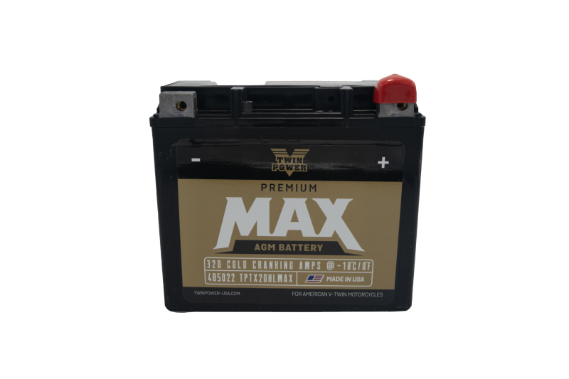 Twin Power GYZ-20HL Premium MAX Battery Replaces H-D 65989-97A Made in USA 320 CCA Batteries TwinPower