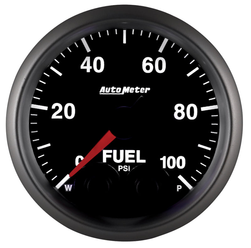 Autometer Elite 52mm 0-100 PSI Fuel Pressure Peak & Warn w/ Electronic Control Gauge Gauges AutoMeter