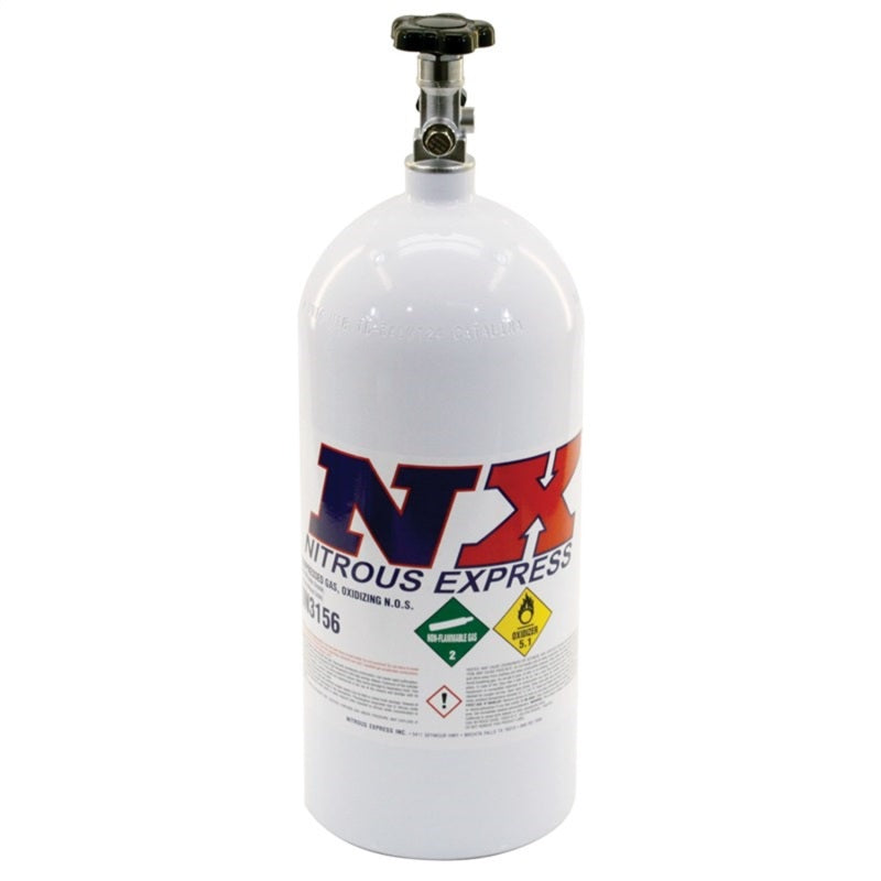 Nitrous Express 10lb Bottle w/Mainline Valve (6.89 Dia x 20.19 Tall) Nitrous Bottles Nitrous Express