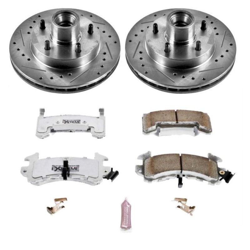 Power Stop 79-81 Buick Century Front Z26 Street Warrior Brake Kit Brake Kits - Performance D&S PowerStop