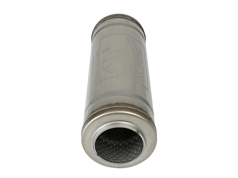 aFe MACH Force-Xp Muffler 3 IN ID Center/Center x 5 IN Dia. x 14 IN L - Round Body Muffler aFe