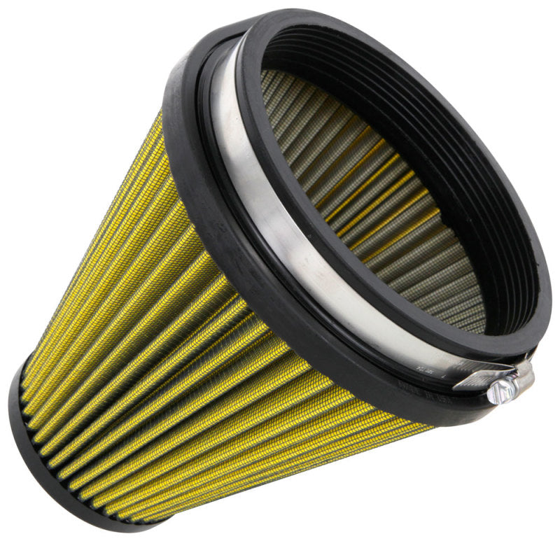 Airaid Universal Air Filter - Cone 6in F x 9x7-1/4in B x 6-1/4x3-3/4in T x 7in H - Synthamax Air Filters - Universal Fit Airaid