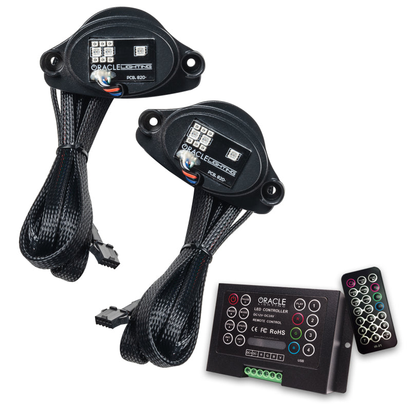 Oracle 20-21 Chevy Corvette C8 RGB+A Headlight DRL Upgrade Kit - ColorSHIFT 2 Headlights ORACLE Lighting