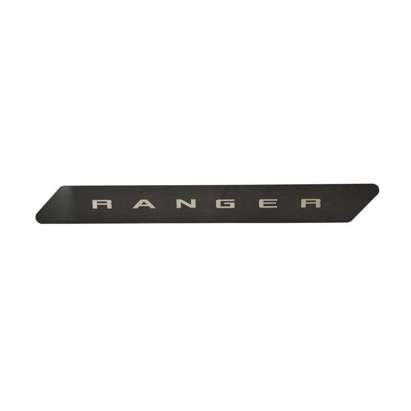 Putco 19-20 Ford Ranger SuperCab - w/ RANGER Etching (2pcs) Black Platinum Door Sills Door Panels Putco