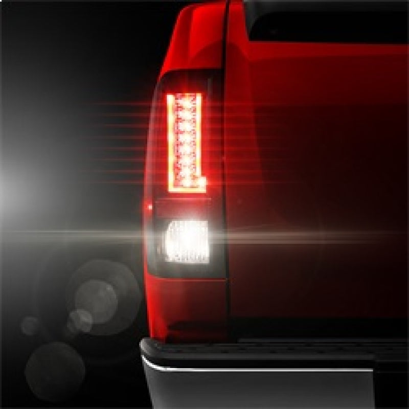 Spyder Chevy Silverado 07-13 Version 2 LED Tail Lights - Black ALT-YD-CS07V2-LED-BK Tail Lights SPYDER