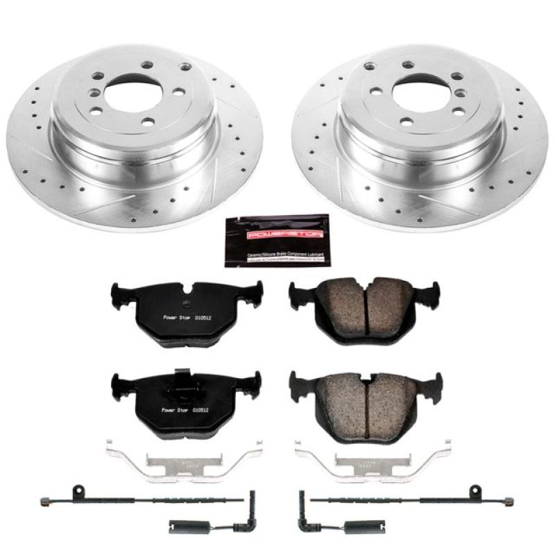 Power Stop 03-05 Land Rover Range Rover Rear Z23 Evolution Sport Brake Kit Brake Kits - Performance D&S PowerStop
