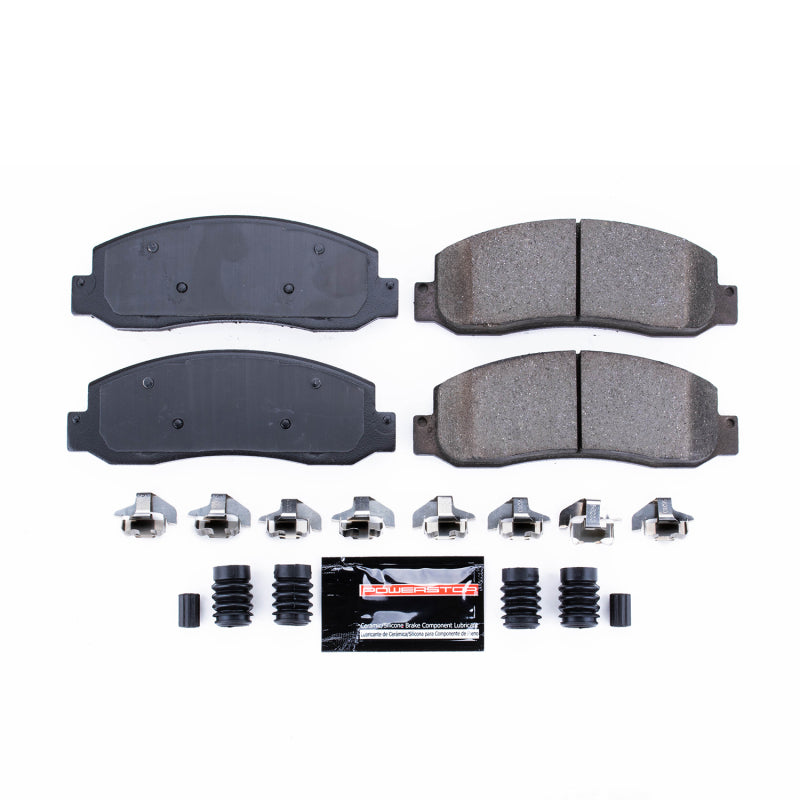 Power Stop 05-08 Ford F-250 Super Duty Front Z23 Evolution Sport Brake Pads w/Hardware Brake Pads - Performance PowerStop
