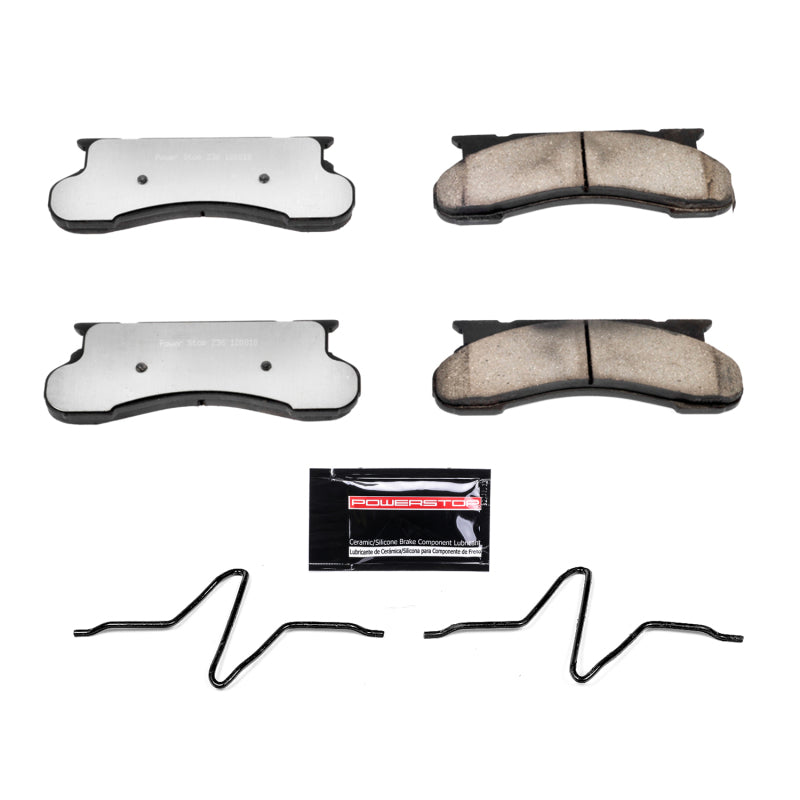 Power Stop 76-91 Ford E-250 Front Z36 Truck & Tow Brake Pads w/Hardware Brake Pads - Performance PowerStop