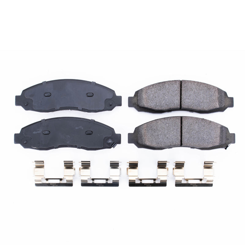Power Stop 03-04 Dodge Dakota Front Z17 Evolution Ceramic Brake Pads w/Hardware Brake Pads - OE PowerStop